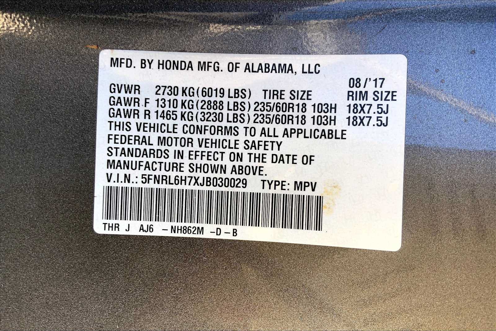 Used 2018 Honda Odyssey EX-L image 29