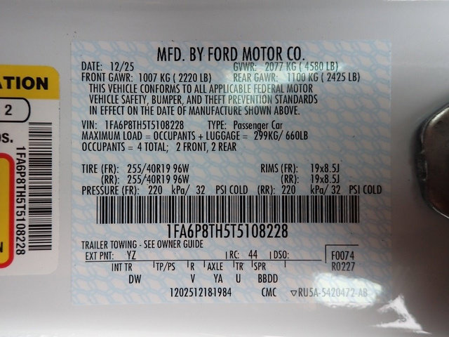 New 2026 Ford Mustang Coupe w/ Bronze Appearance Package RWD image 14