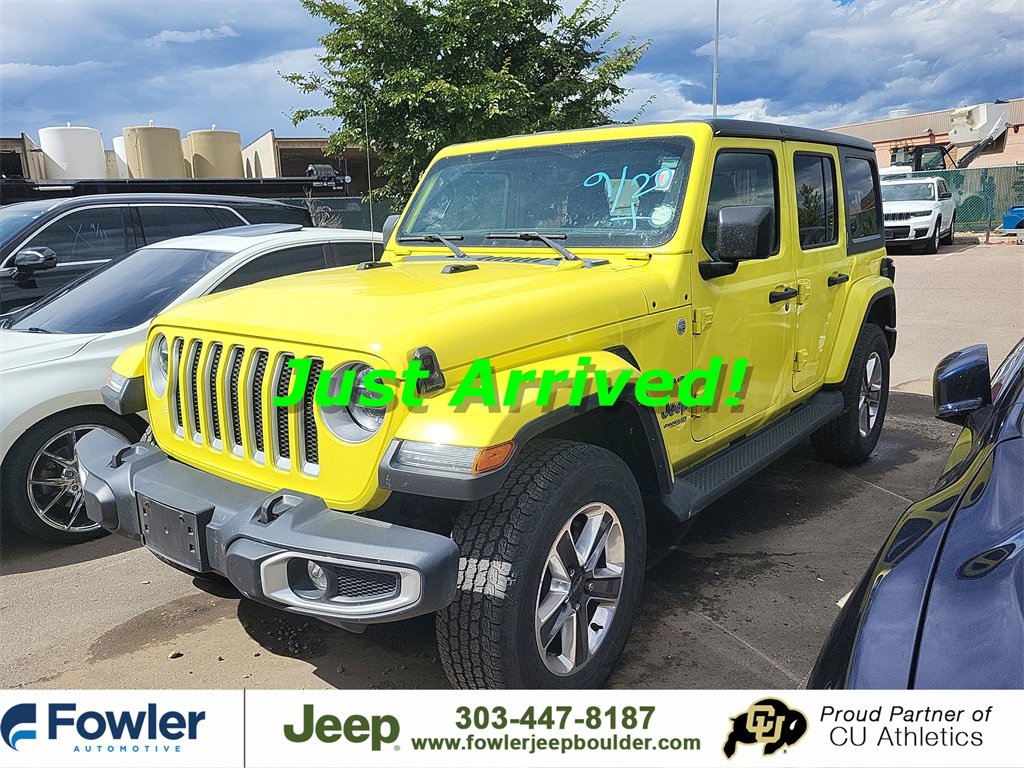 Used 2022 Jeep Wrangler Unlimited Sahara w/ LED Lighting Group