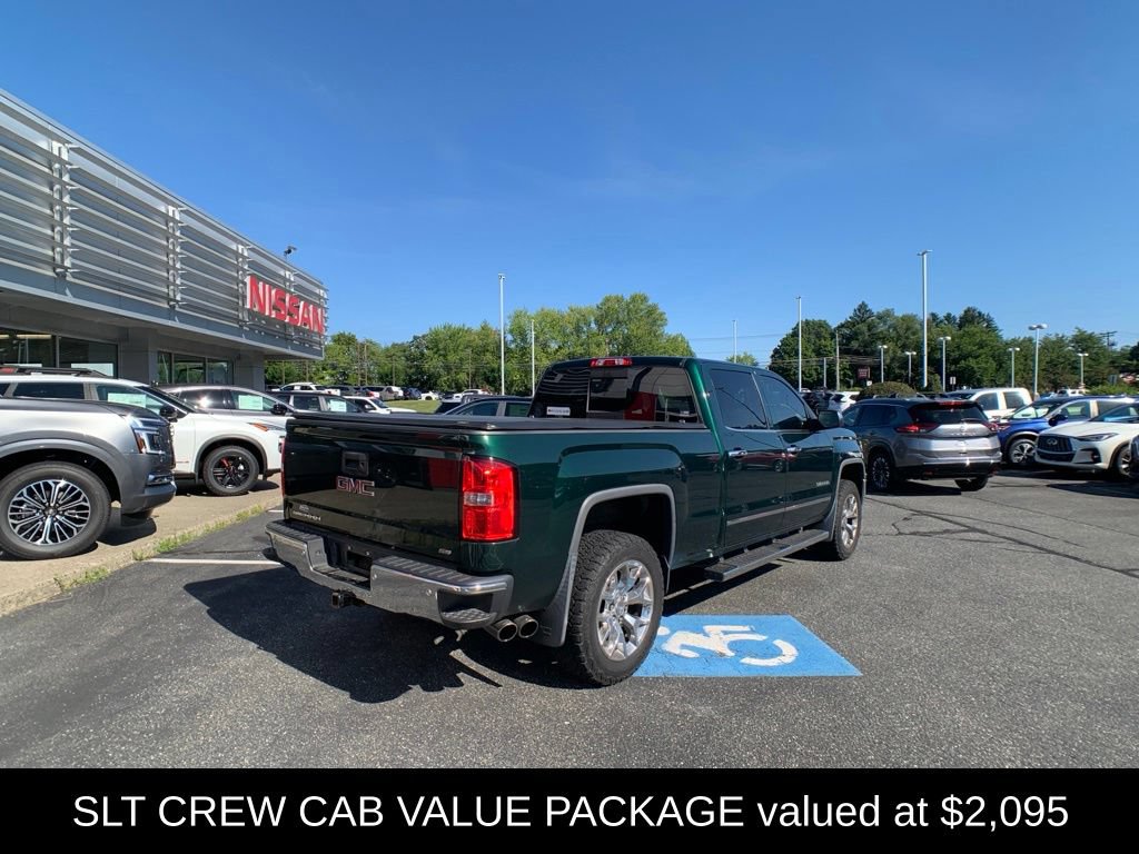 Used 2015 GMC Sierra 1500 SLT w/ SLT Crew Cab Value Package AWD/4WD image 3