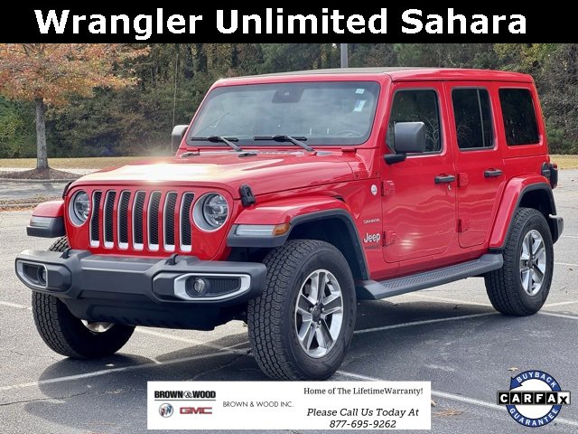 Used 2019 Jeep Wrangler Unlimited Sahara image 1