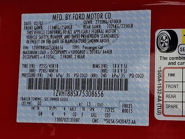 Used 2007 Ford Mustang Shelby GT500 RWD image 26