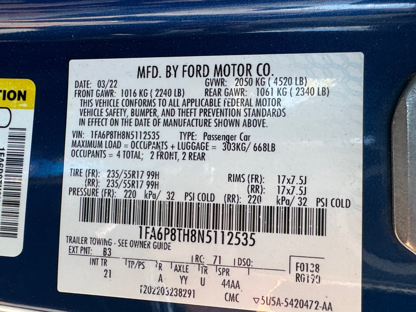 Used 2022 Ford Mustang Coupe RWD image 18