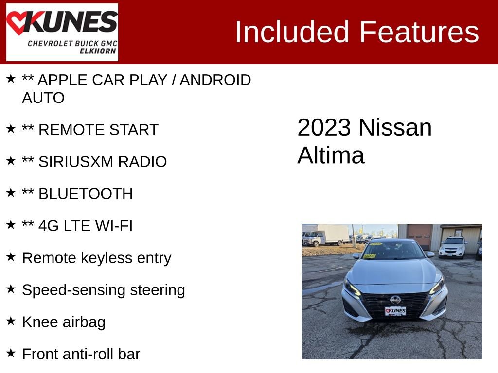 Used 2023 Nissan Altima 2.5 SV FWD image 2