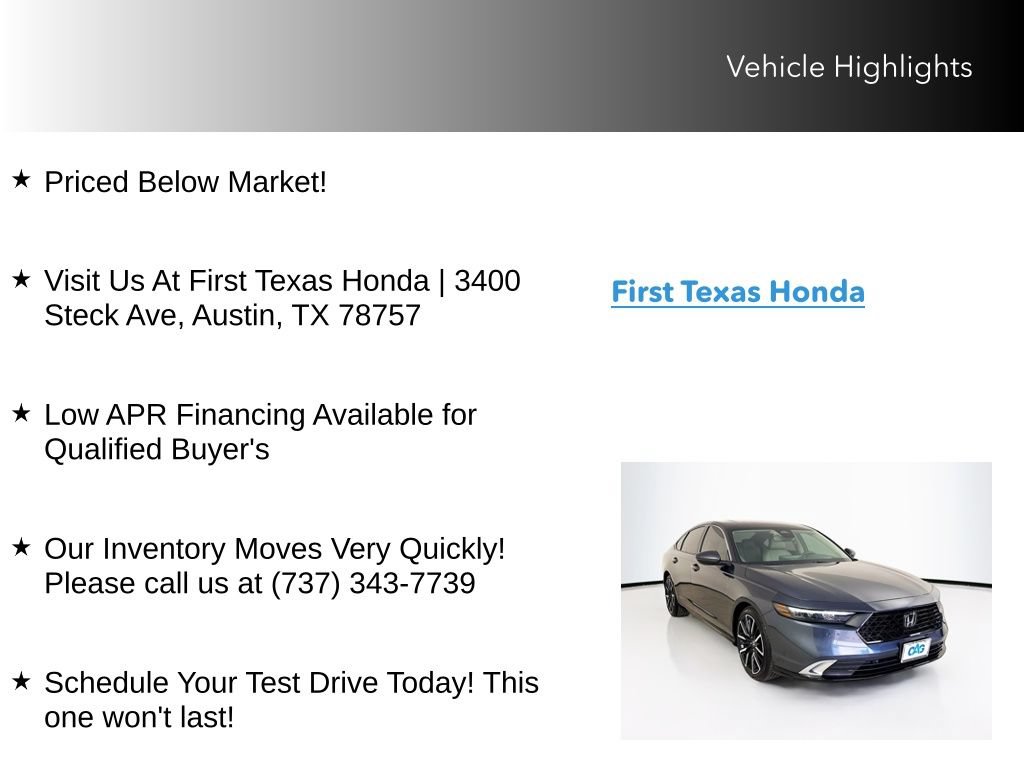 Used 2025 Honda Accord Touring image 10