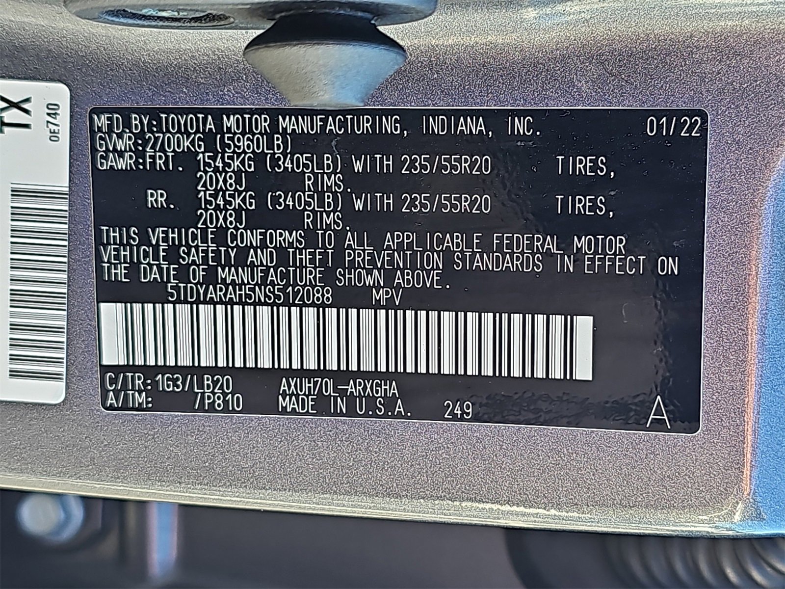 Used 2022 Toyota Highlander Limited image 41