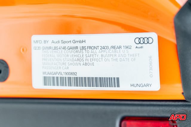 Used 2020 Audi TT RS w/ Technology Package AWD/4WD image 84