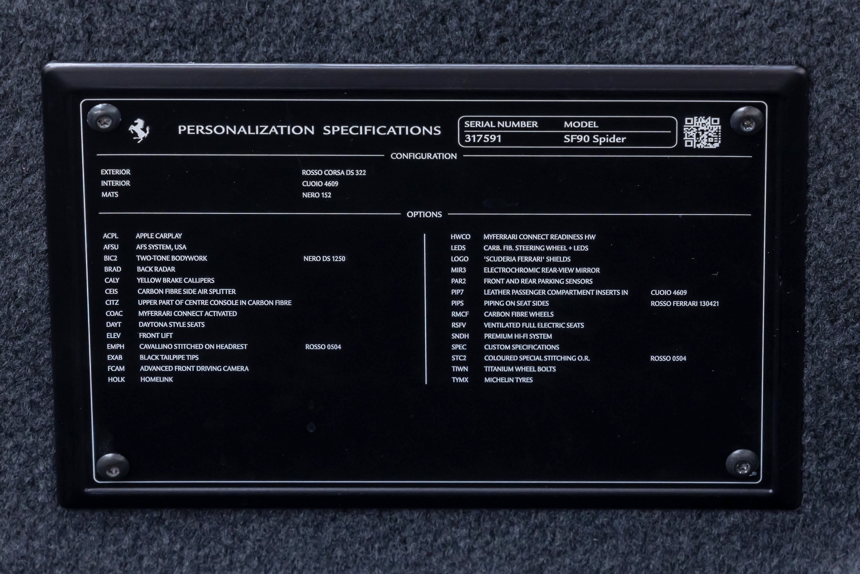 Certified 2025 Ferrari SF90 Spider AWD/4WD image 42