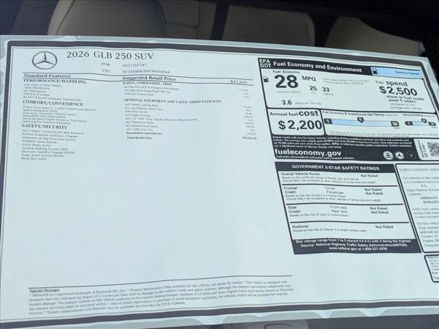 New 2026 Mercedes-Benz GLB 250 image 17