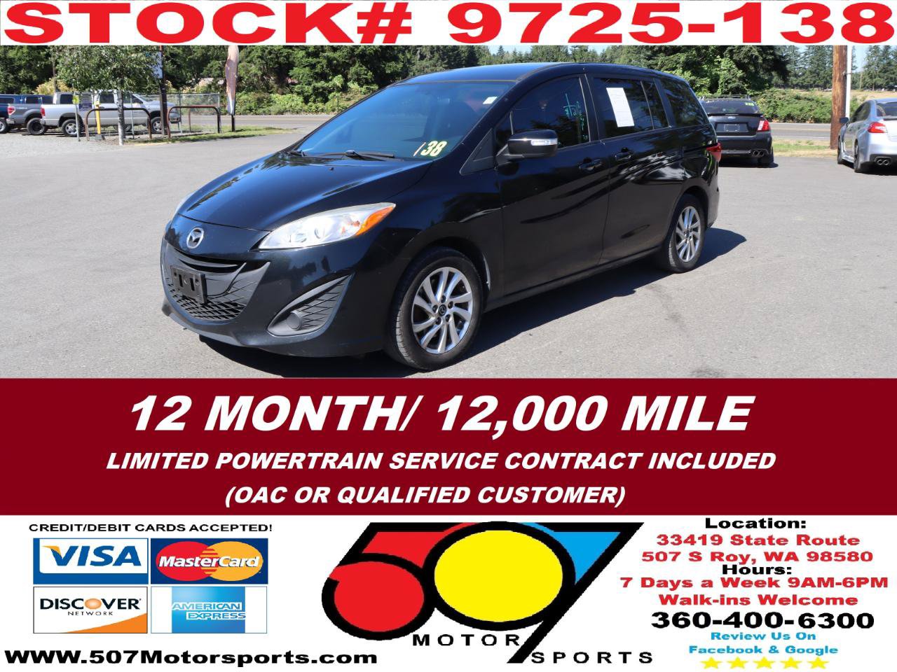Used 2015 MAZDA MAZDA5 Sport FWD image 2
