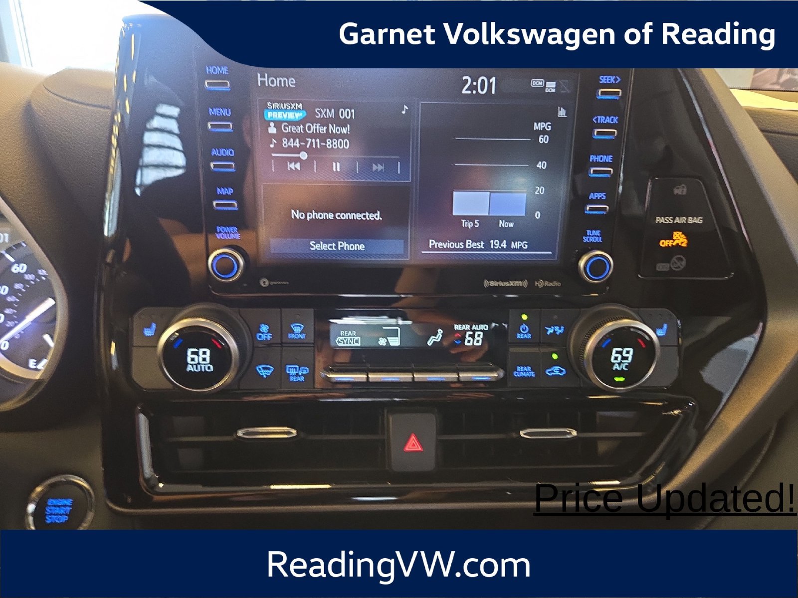 Used 2022 Toyota Highlander XLE AWD/4WD image 20