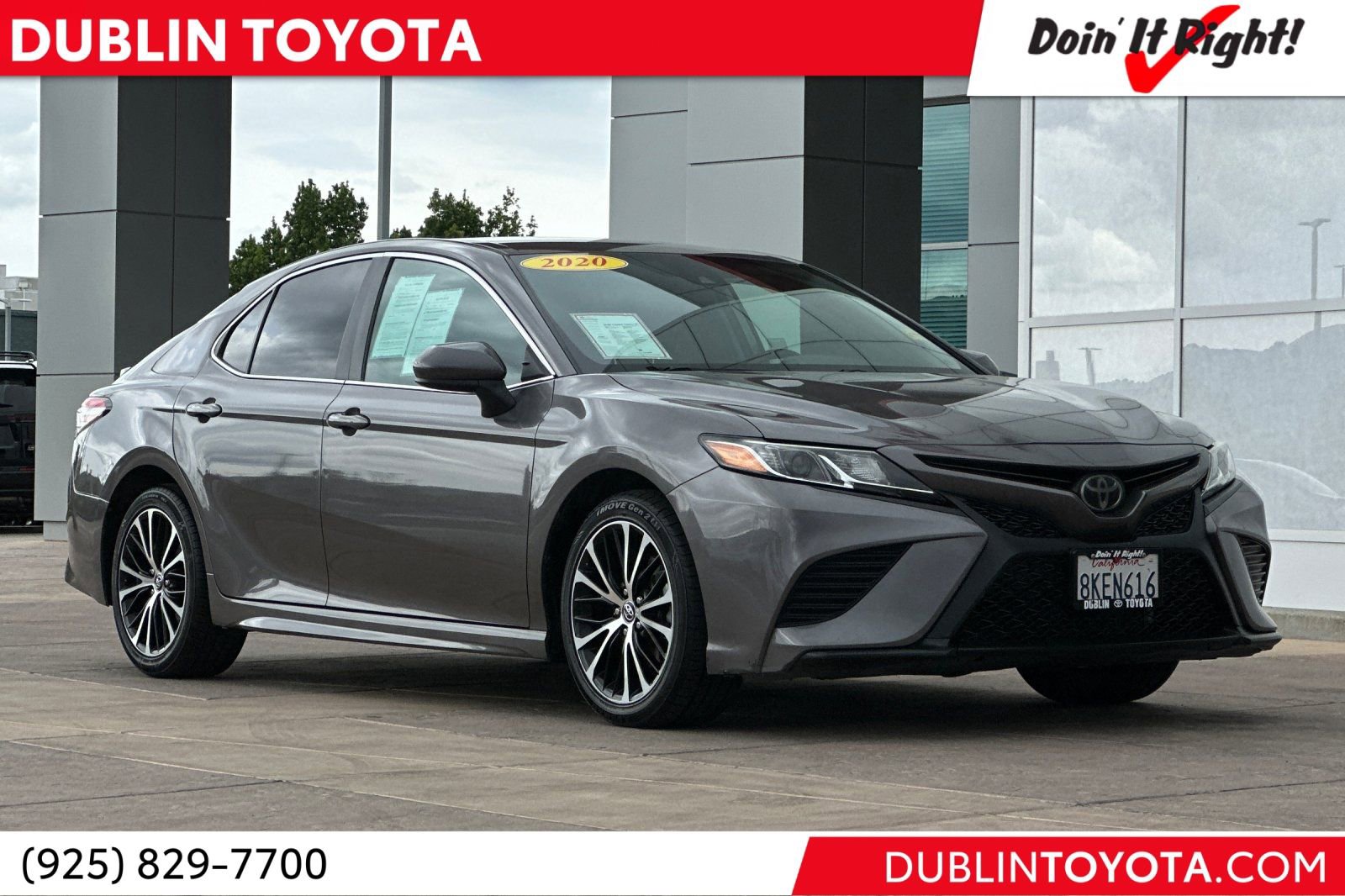 Certified 2020 Toyota Camry SE w/ Carpet Mat Package FWD image 1