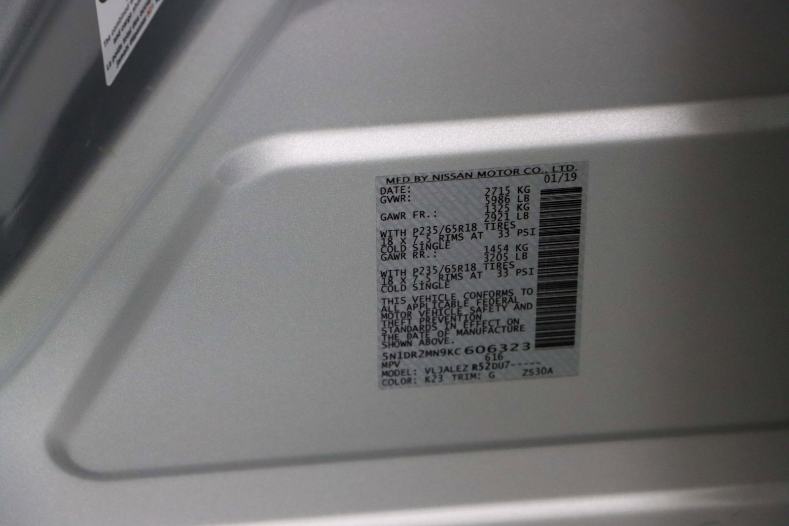 Used 2019 Nissan Pathfinder SV image 33