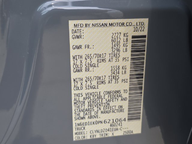 Used 2023 Nissan Frontier PRO-4X w/ Pro Convenience Package AWD/4WD image 37