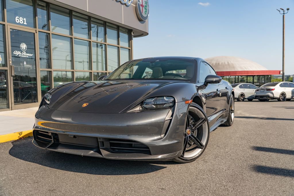 Used 2021 Porsche Taycan Turbo S w/ Premium Package AWD/4WD image 2