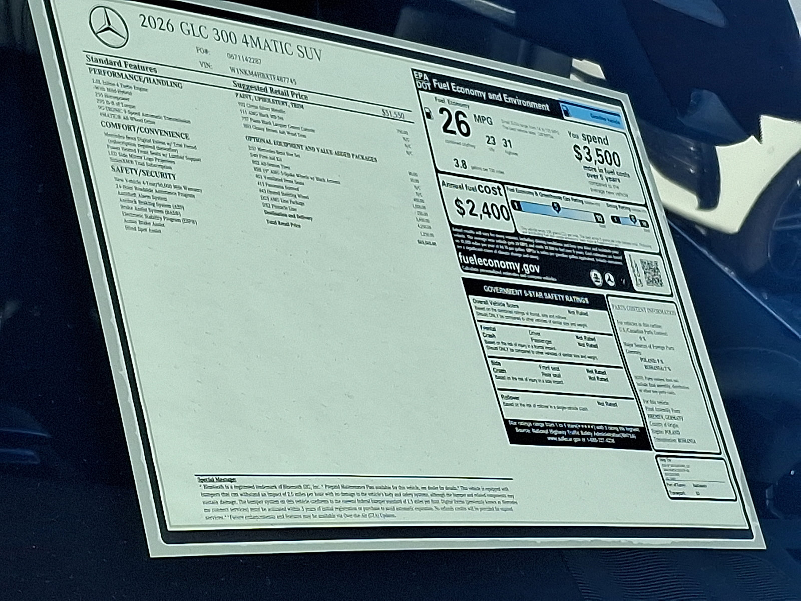 New 2026 Mercedes-Benz GLC 300 4MATIC image 11