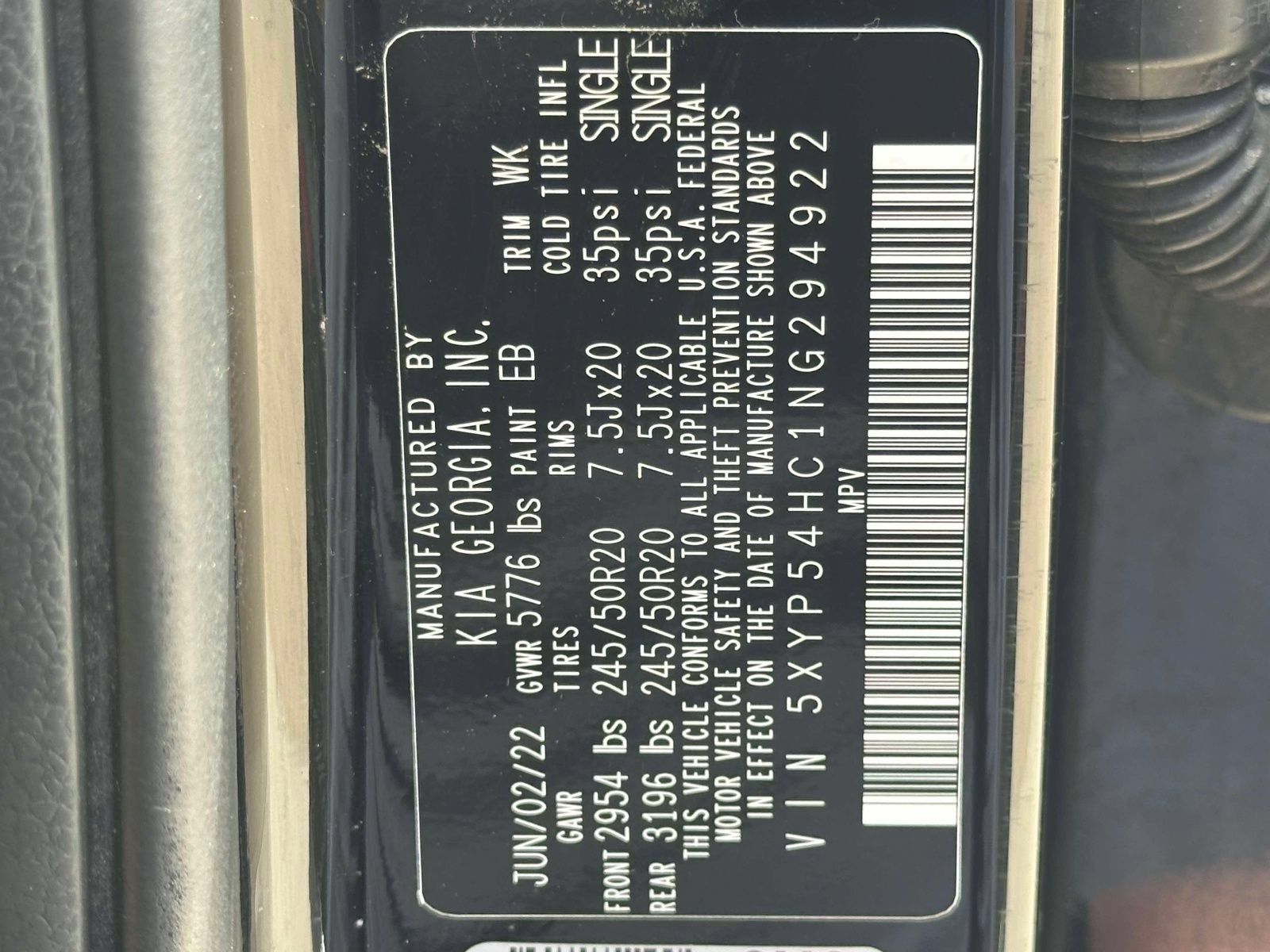 Used 2022 Kia Telluride SX w/ Towing Package FWD image 26