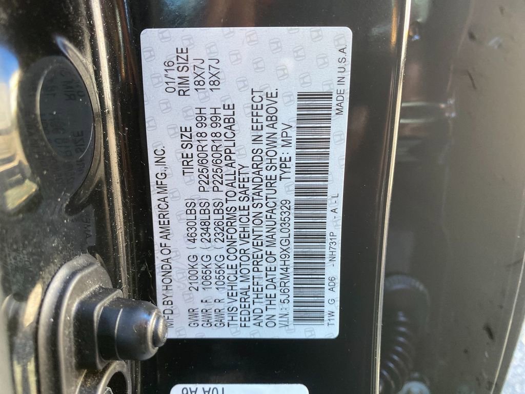 Used 2016 Honda CR-V Touring image 33