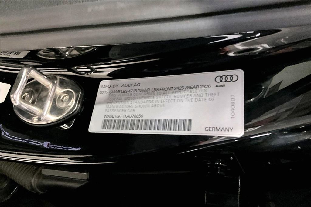 Used 2019 Audi S3 Premium Plus w/ Technology Package AWD/4WD image 19