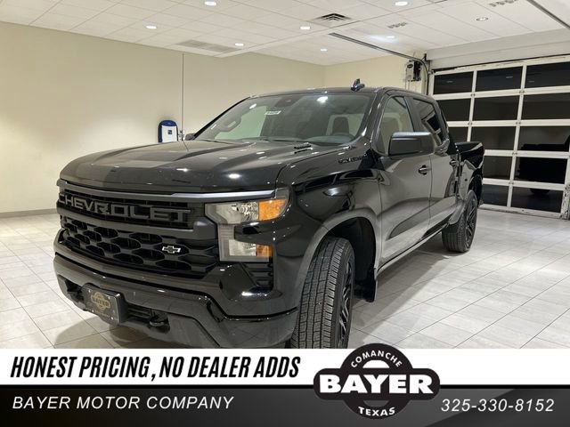 New 2025 Chevrolet Silverado 1500 Custom w/ LPO, Dark Essentials Package RWD image 1