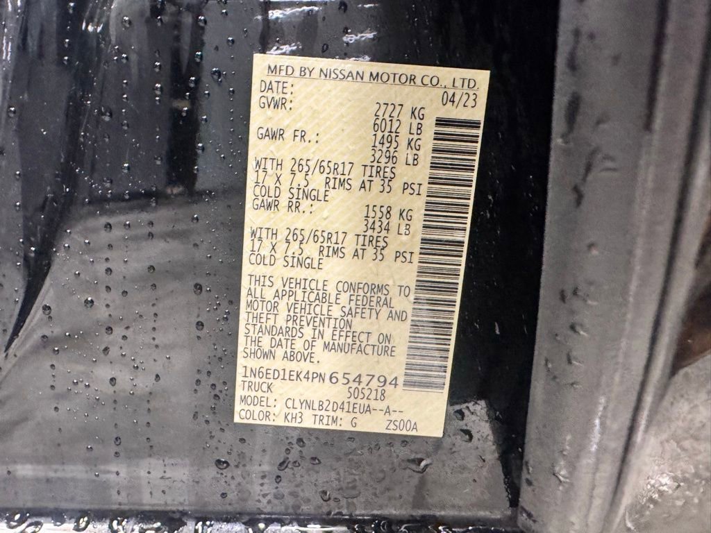 Certified 2023 Nissan Frontier SV image 31