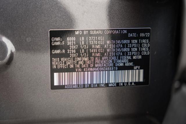 Used 2022 Subaru Ascent Limited image 42