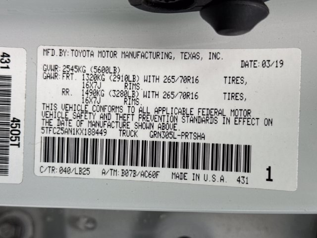 Used 2019 Toyota Tacoma TRD Pro AWD/4WD image 18