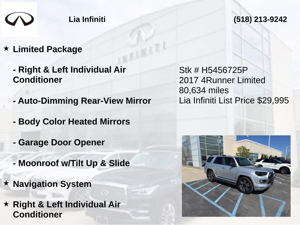 Used 2017 Toyota 4Runner Limited AWD/4WD image 10