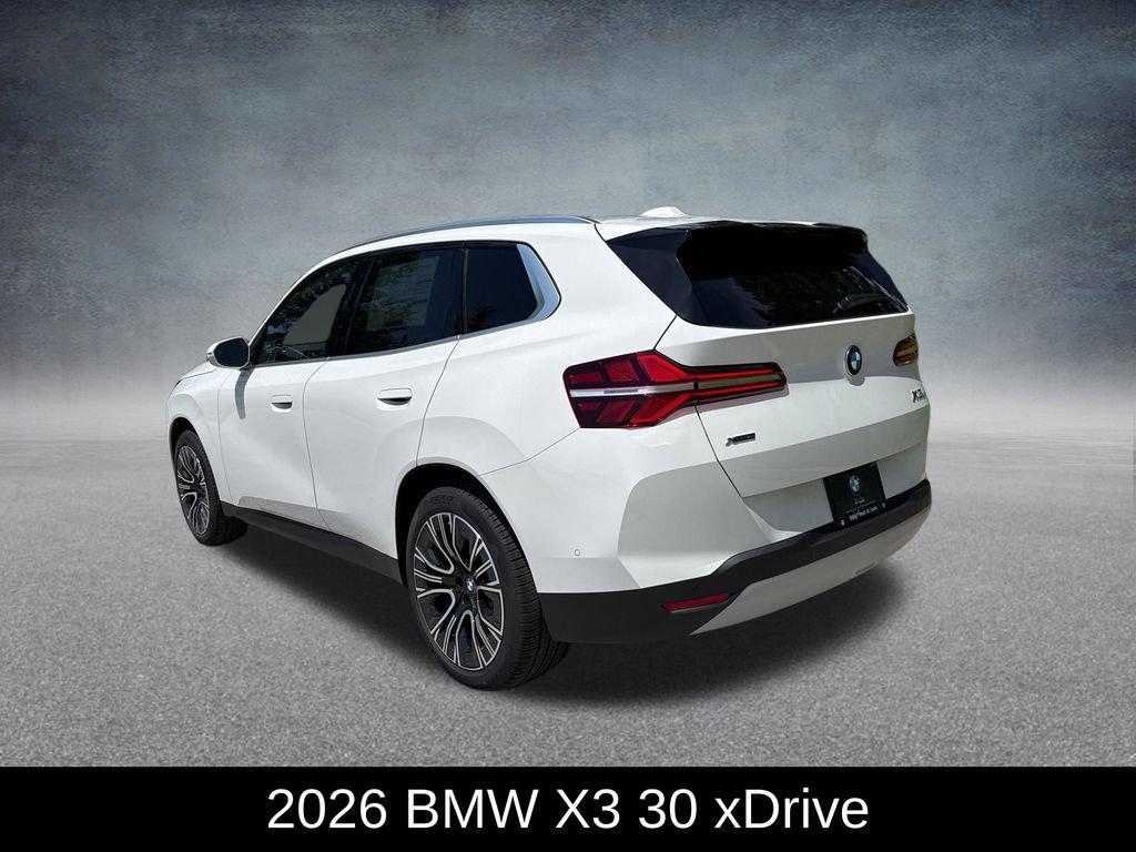 New 2026 BMW X3 xDrive30i w/ Premium Package AWD/4WD image 3