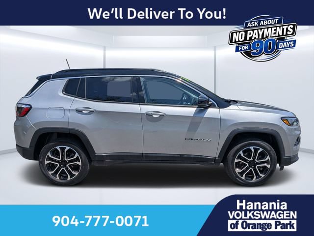 Used 2022 Jeep Compass Limited w/ Sun and Sound Group AWD/4WD image 2