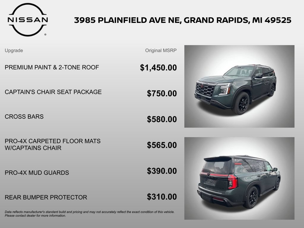New 2026 Nissan Armada PRO-4X w/ Captain's Chari Seat Package AWD/4WD image 6