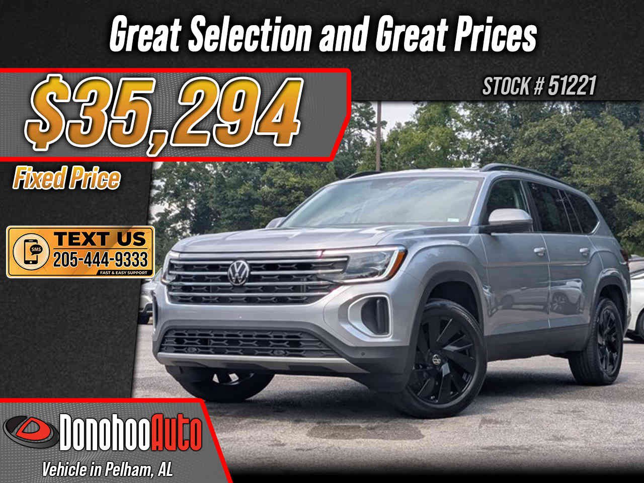 Used 2026 Volkswagen Atlas SE w/ Black Wheel Package
