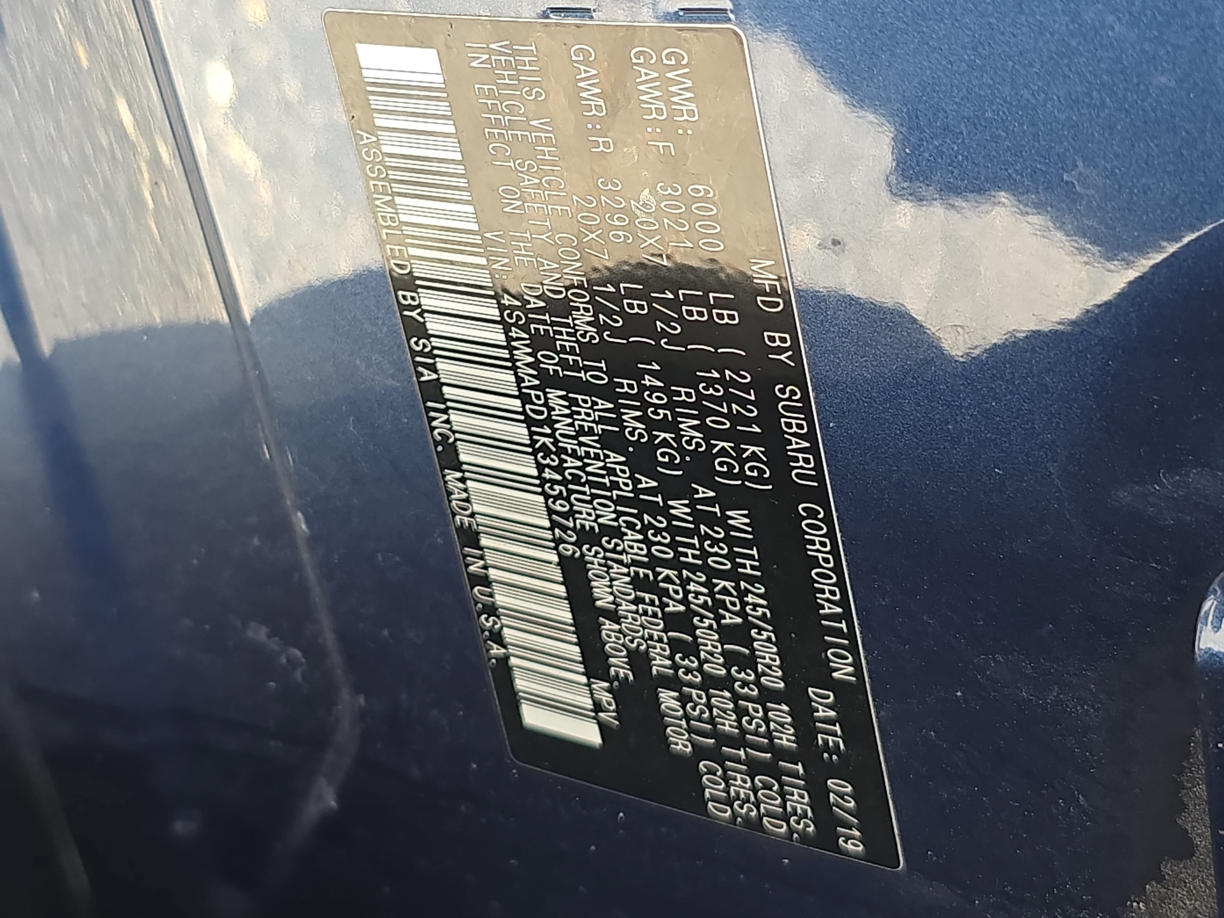 Used 2019 Subaru Ascent Limited AWD/4WD image 41