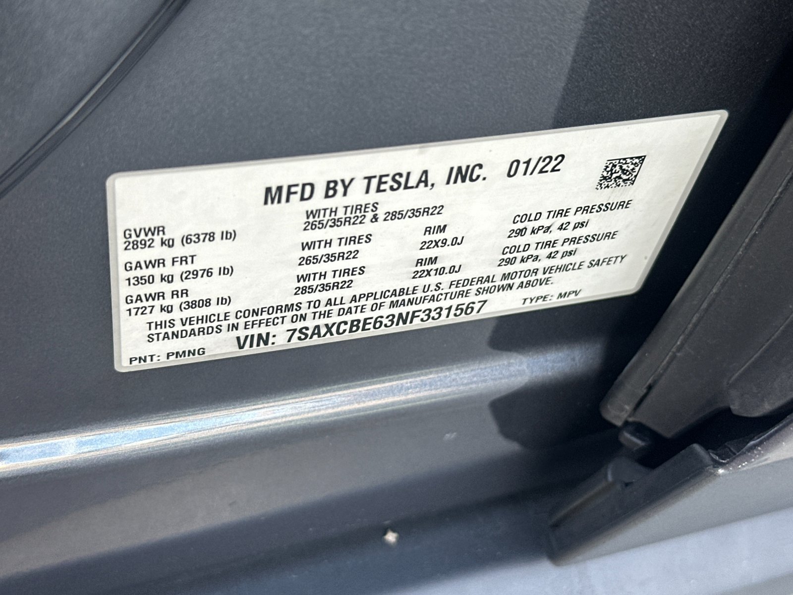 Used 2022 Tesla Model X Plaid AWD/4WD image 40