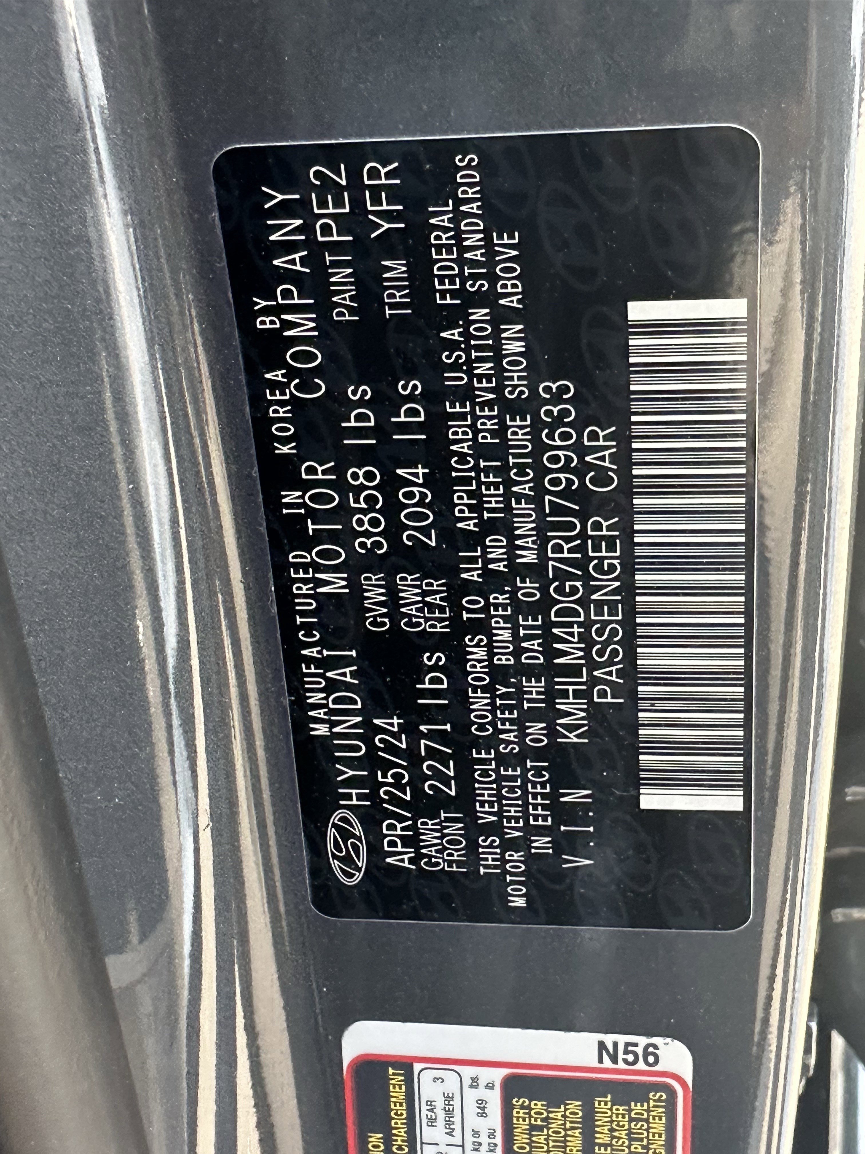 Used 2024 Hyundai Elantra SEL FWD image 33