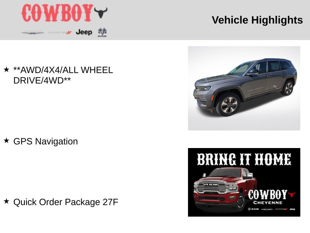 Used 2022 Jeep Grand Cherokee Limited 4xe AWD/4WD image 5