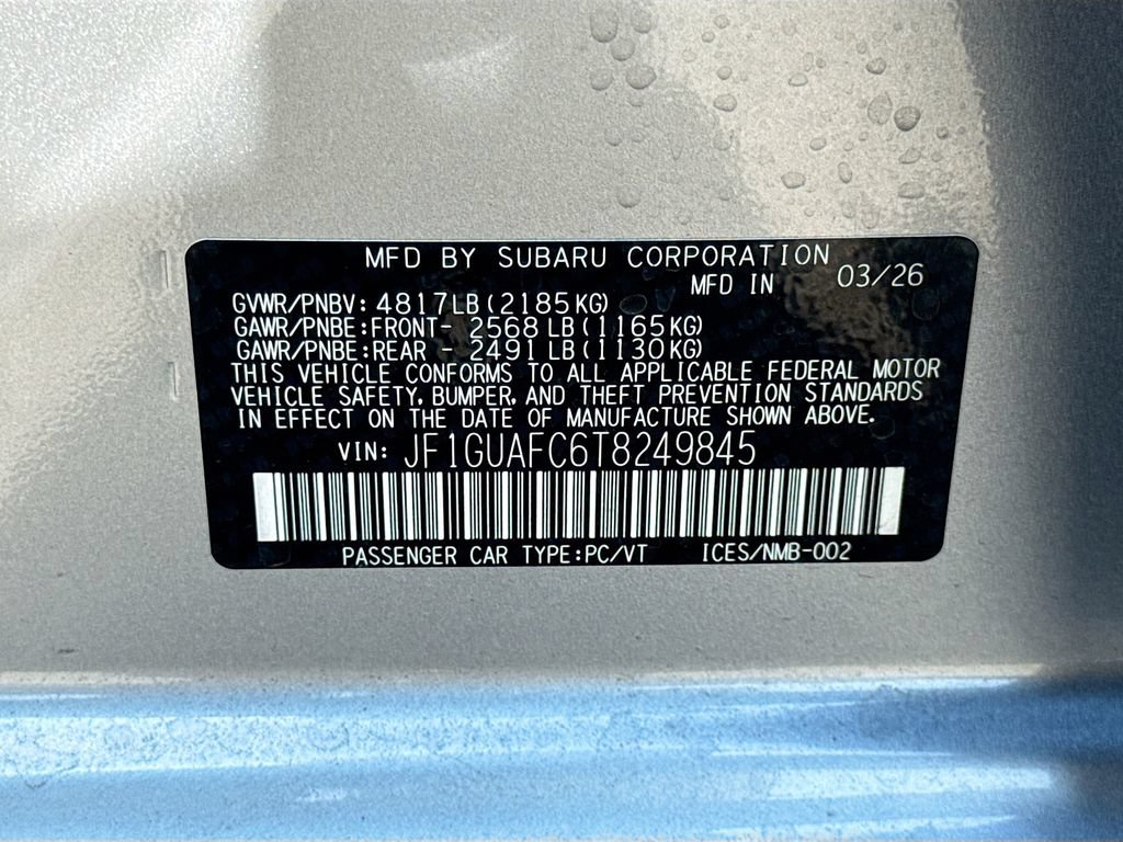 New 2026 Subaru Impreza 2.0i Sport AWD/4WD image 41