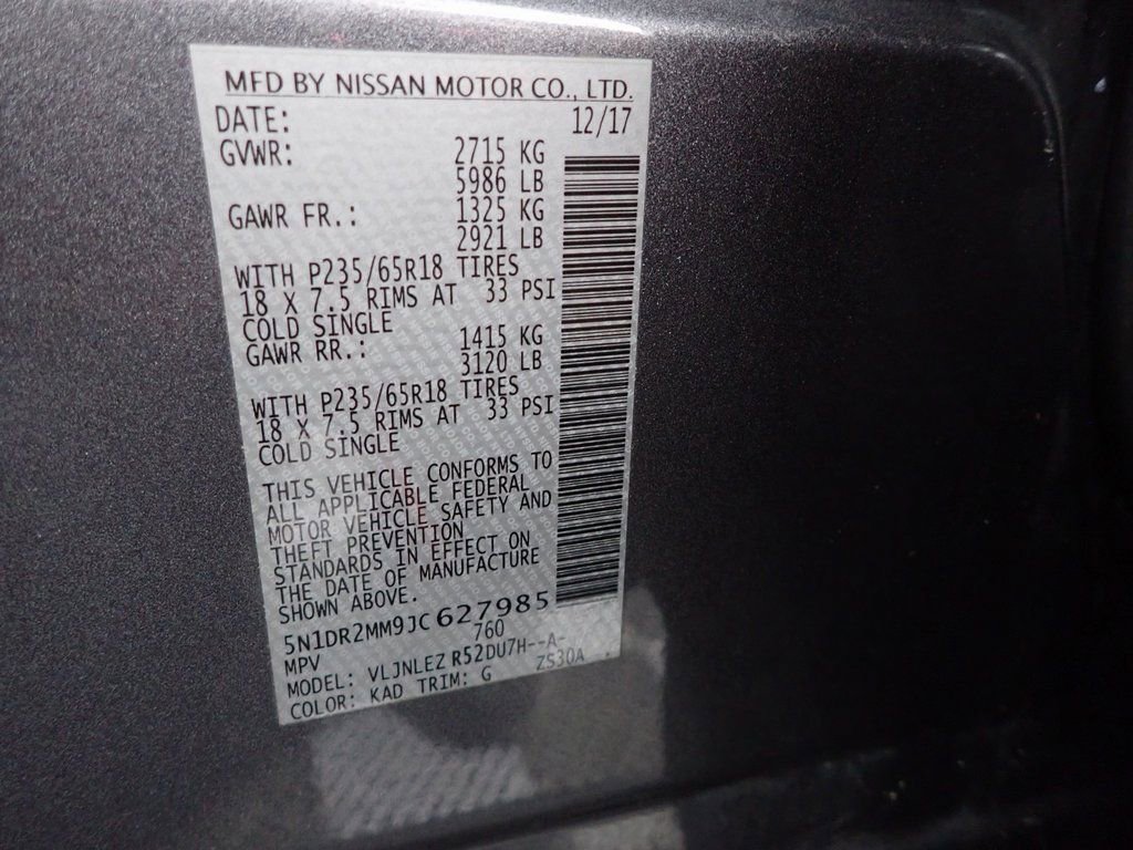 Used 2018 Nissan Pathfinder SV w/ SV All Weather Package image 35