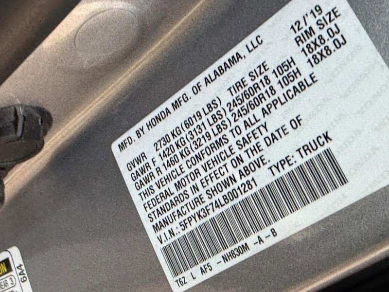 Used 2020 Honda Ridgeline RTL-E image 23