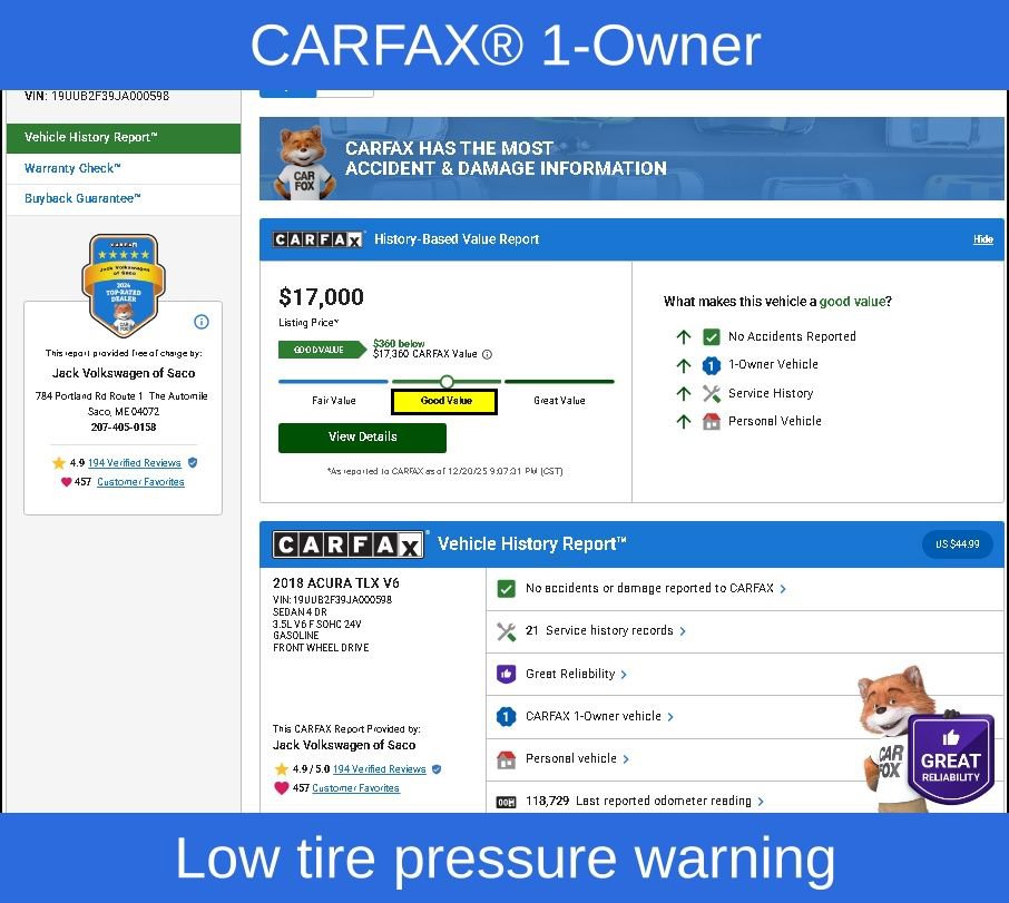 Used 2018 Acura TLX V6 image 9