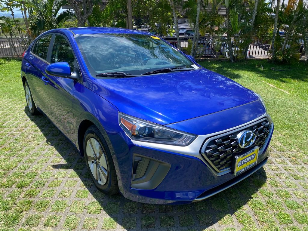 Certified 2021 Hyundai Ioniq Blue image 1