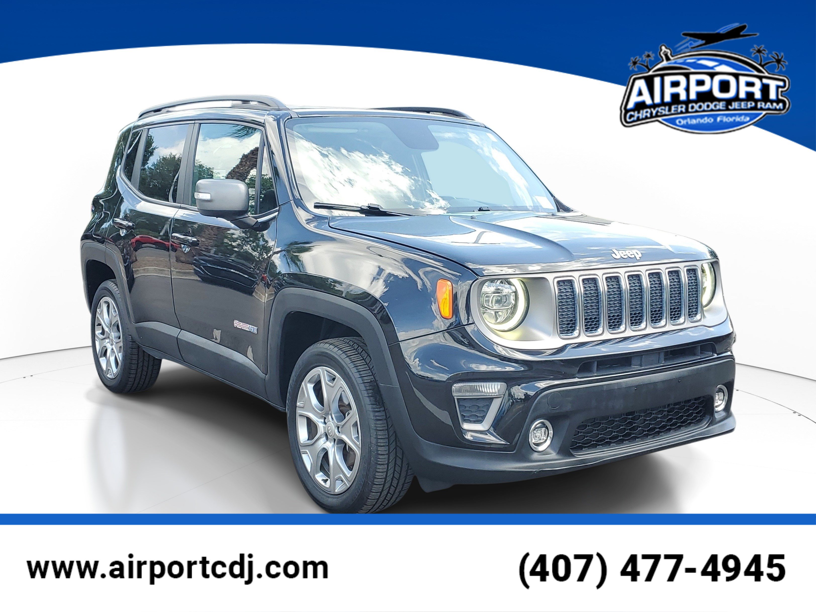 Used 2020 Jeep Renegade Limited w/ UConnect 8.4 Nav Group AWD/4WD image 1