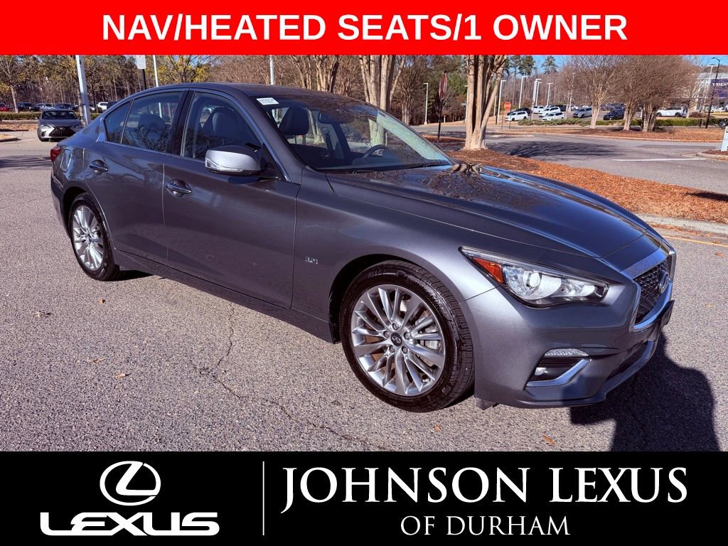Used 2019 INFINITI Q50 Luxe w/ Essential Package (3.0T Luxe) video 1