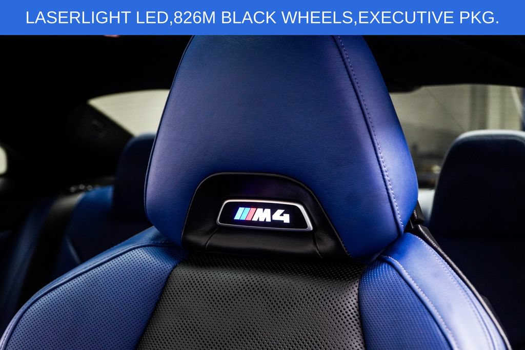 Used 2022 BMW M4 Coupe w/ Executive Package RWD image 51