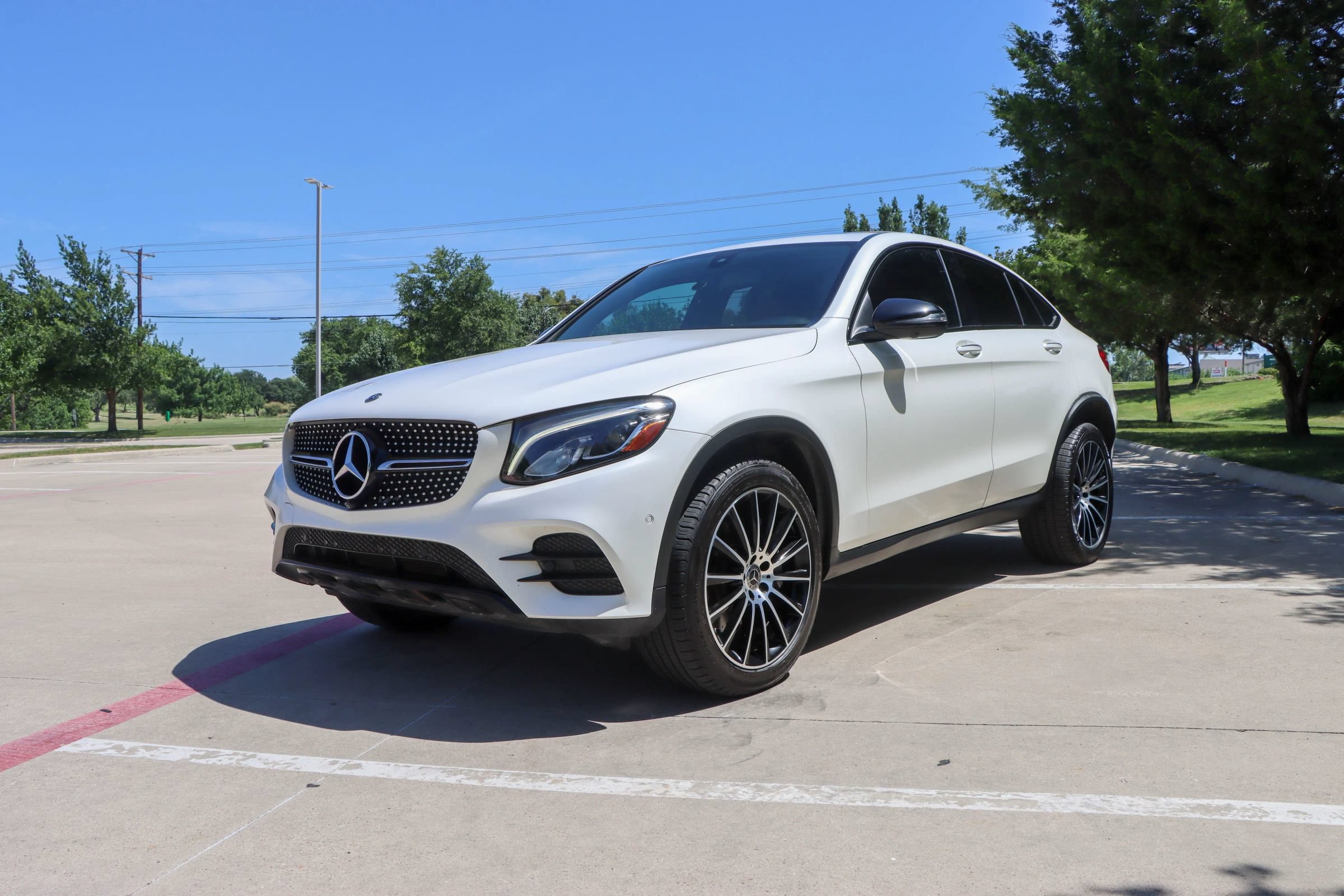 Used 2019 Mercedes-Benz GLC 300 4MATIC Coupe w/ AMG Line image 3