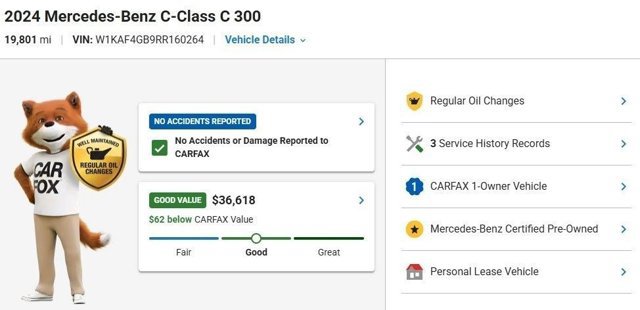 Certified 2024 Mercedes-Benz C 300 Sedan image 3