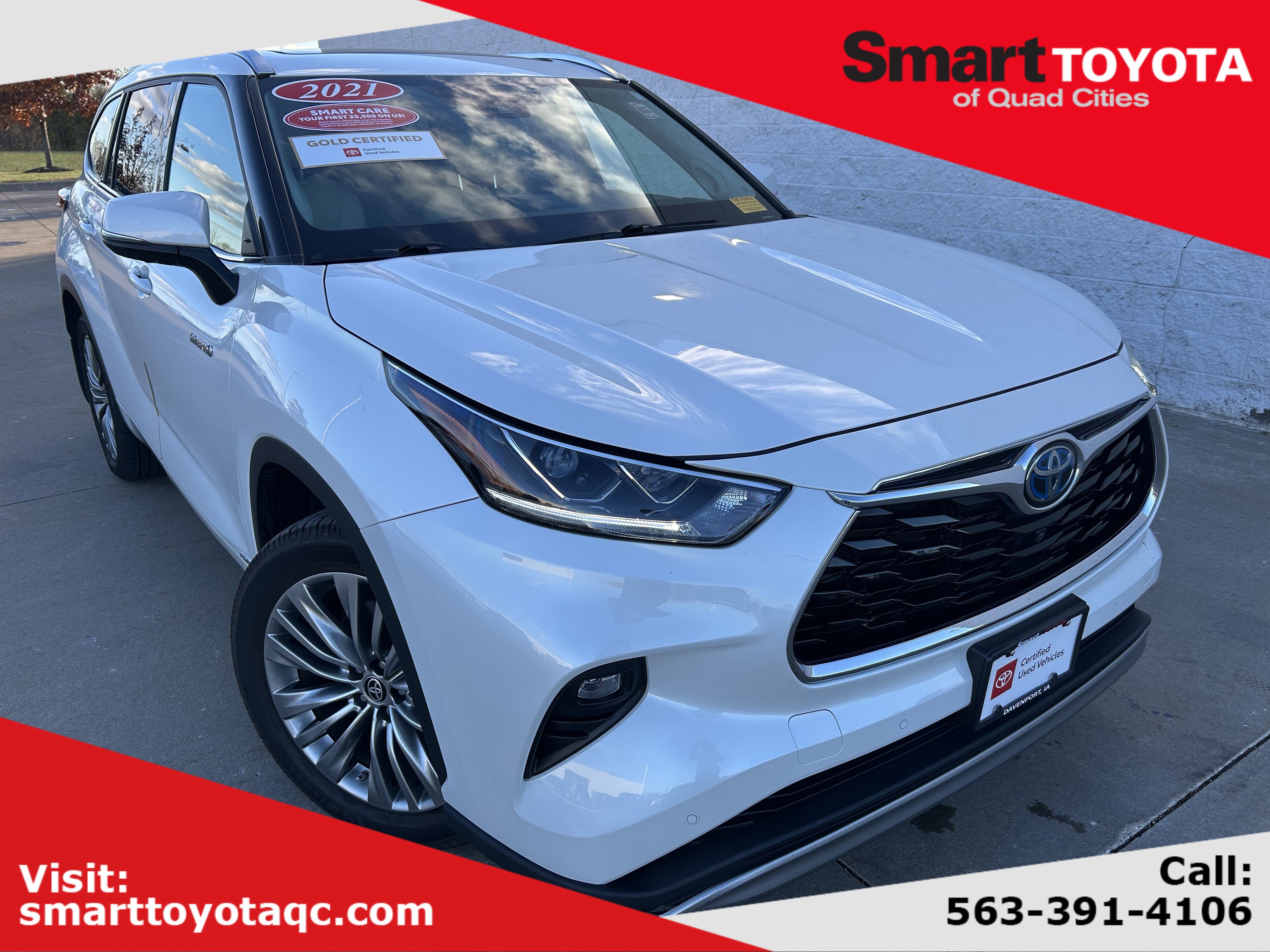 Certified 2021 Toyota Highlander Platinum image 1