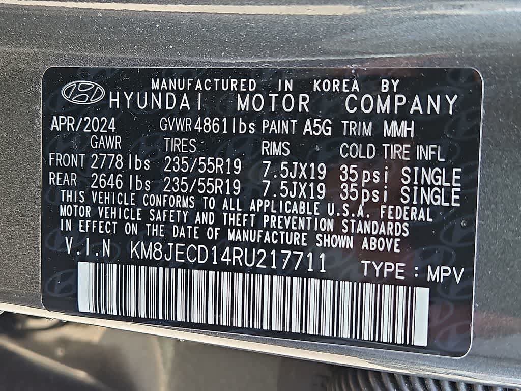 Used 2024 Hyundai Tucson Limited AWD/4WD image 29