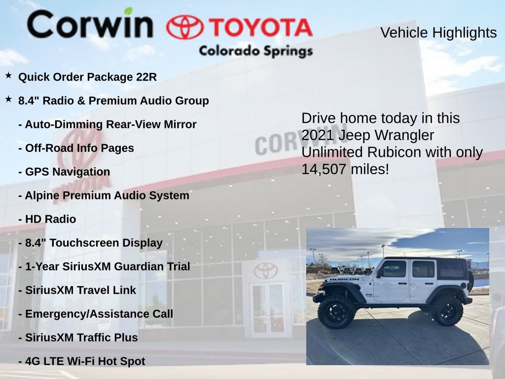 Used 2021 Jeep Wrangler Unlimited Rubicon image 7