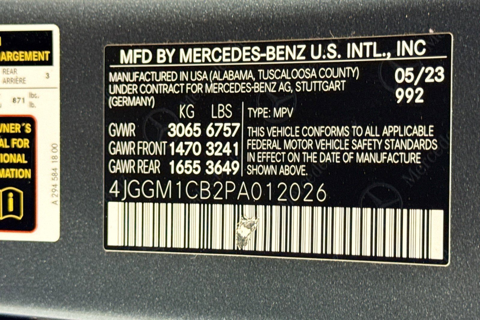 Certified 2023 Mercedes-Benz EQE 350+ 4MATIC SUV image 30